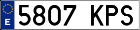 Truck License Plate